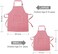 Jennice House Kids Apron and Chef Hat Set, Cute Children Baking Aprons for Boys and girls Cooking Artists Painting Gardening Aprons (Red Gingham, Small