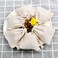 Calary 50pcs Double Canvas Drawstring Cotton Bags - Reusable Tea BagGift Sachet Bags - 2.75x4 Inch