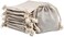 Calary 50pcs Double Canvas Drawstring Cotton Bags - Reusable Tea BagGift Sachet Bags - 2.75x4 Inch