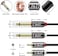 كابل J&D JD 2 × 6.35 مم إلى 2RCA مطلي بالذهب [غلاف نحاسي] [شديد التحمل] كابل محول صوت ستيريو 2 × 6.35 مم 1/4 بوصة ذكر TS إلى 2 RCA ذكر - 3 أقدام