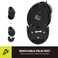 DELUX Ergonomic Mouse, Wired Large RGB Vertical Mouse with 6 Buttons, Removable Wrist Rest, 4000DPI and On-Board Software Reduce Hand Strain, for Carpal Tunnel(M618Plus RGB-Black