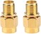 TengKo SMA Female to RP-SMA Male Jack Adapter SMA Male Plug to SMA Female Connector Coaxial Coax Adapter for WiFi Antenna Repeaters Radio Signal Extension Cable (4 Pack