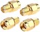 TengKo SMA Female to RP-SMA Male Jack Adapter SMA Male Plug to SMA Female Connector Coaxial Coax Adapter for WiFi Antenna Repeaters Radio Signal Extension Cable (4 Pack