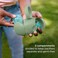 Ubbi On-The-Go Dual Pacifier Holder, Keep's Baby's Binkies Clean and Accessible, Portable for Travel, Diaper Bag Accessory Must Have for Newborns, Sage Green