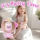 SKYROKU Silicone Kids Potty Training Timer Watch with Flashing Lights and Music Tones - Water Resistant (Grey Green(GRAYGREEN