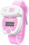 SKYROKU Silicone Kids Potty Training Timer Watch with Flashing Lights and Music Tones - Water Resistant (Grey Green(GRAYGREEN
