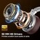 OneOdio Over Ear Headphone, Wired Premium Stereo Sound Headsets with 50mm Driver, Foldable Comfortable Headphones with Protein Earmuffs and Shareport for Recording Monitoring Podcast PC (Silver