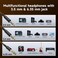 OneOdio Over Ear Headphone, Wired Premium Stereo Sound Headsets with 50mm Driver, Foldable Comfortable Headphones with Protein Earmuffs and Shareport for Recording Monitoring Podcast PC (Silver