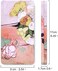 qianshan 40Pcs Empty Half Pans with Magnetic Stripe Watercolor Paint Travel Tin Palette Case, Artist Paints Half Pan Kits for DIY Watercolor Oils or Acrylics Painting Art Drawing Champs Rose