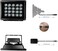 JCHENG SECURITY JC 210ft Infrared Illuminator, 20 LEDs 90 Degree Wide Angle IR Illuminator for Night Vision,Waterproof LED Infrared Flood Light Black