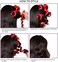 Red by Kiss Flexi Rods 25cm 3 PCS, 3cm Diameter, Plum