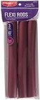 Red by Kiss Flexi Rods 25cm 3 PCS, 3cm Diameter, Plum