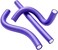 Red by Kiss Flexi Rods 25cm 5 PCS, 1.9cm Diameter, Purple