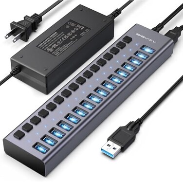 ACASIS HUB 16-Port USB 3.0 Super Speedy 5.0gb/s