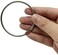 KTOJOY 3Inch (12 PackLoose Leaf Binder Rings, Nickel Plated Steel Binder Rings, Keychain Key Rings, Metal Book Rings, Silver, for School, Home, or Office