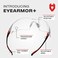 NoCry Safety Glasses with Clear Anti Fog Scratch Resistant Wrap-Around Lenses and Non-Slip Grips, UV Protection. Adjustable, BlackRed Frames
