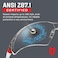 NoCry Clear Safety Glasses for Men and Women; Lightweight Work Glasses with Adjustable Frames and No-Slip Grips; Scratch Resistant Anti Fog Safety Glasses with Superior UV Protection, ANSI Z87.1 Rated