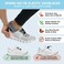 Xpand Quick Release Round-Lacing No Tie Shoelaces System with Elastic Laces - One Size Fits All Adult and Kids Shoes