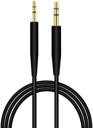 Saipomor Sapma SoundTrue Replacement Cords for Bose On-Ear 2 OE2 OE2i QC25 QC35II QC35 QC45 NC700 Soundlink SoundlinkII Headphones (Black