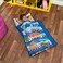 EVERYDAY KIDS Nap Mat with Removable Pillow -Princess Storyland- Carry Handle with Fastening Straps Closure