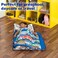EVERYDAY KIDS Nap Mat with Removable Pillow -Princess Storyland- Carry Handle with Fastening Straps Closure