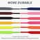 Juipniss 20 Pairs Flat Colored Shoelaces for Sneakers Skate Shoes Boots and Sport Shoes