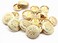 YaHoGa 14pcs Gold Blazer Buttons for Men's Suits Blazers Sport Coats 20mm 15mm Metal Shank Suit Buttons Set for Sewing Coats Suits Blazers (MB20080