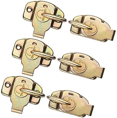 أبوف، 6 مجموعات من أقفال طاولات Align-N-Lock، موصلات مشابك طاولات الطعام والتدريب شديدة التحمل، مثالية لألواح الطاولات، وطاولات التمديد، ومحطات عمل الكمبيوتر، وطاولات الاجتماعات.