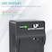 LP LP-E8 Battery Charger, Compatible with Canon EOS Rebel T2i, T3i, T4i, T5i, 550D, 600D, 650D, 700D, Kiss X4, X5, X6i, X7i CamerasMore (Not for T2 T3 T4 T5