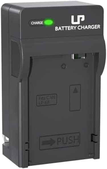 LP LP-E8 Battery Charger, Compatible with Canon EOS Rebel T2i, T3i, T4i, T5i, 550D, 600D, 650D, 700D, Kiss X4, X5, X6i, X7i CamerasMore (Not for T2 T3 T4 T5