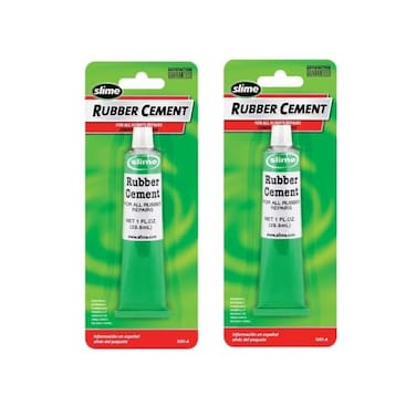 Slime 1051-A Rubber Cement (1oz, Pack of 2