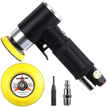 PROSHI 2" and 3" Random Orbital Air Sander, Pneumatic Sander for auto sanding tools, Dual Action Polisher, air angle sander, pneumatic angle sander