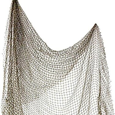 Nautical Crush Trading Fishing Net - 5' X 10' Decorative Wall Decor - Nautical Fish Net for Sea Netting Decoration