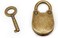 Rich Boxer 3Pcs Mini Bronze Antique Padlock Small Metal Padlock Archaize Style Lock Mini Lock with Key