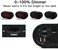 REACHER Small LED Digital Alarm Clock with Simple Operation, Full Range Brightness Dimmer, USB Phone Charger Port, Easy Snooze, Adjustable Alarm Volume, Outlet Powered for Bedrooms Bedside(Black