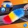Kitchen + Home KitchenHome 23" inch Rainbow Static Duster - Electrostatic Feather Duster Attracts dust Like a Magnet