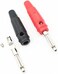 zhenyu 5Pairs Black and Red 32A High Current Screw Type 4mm Banana Plugs Male Stackable Connector Speaker Cable Adapter