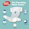 Simple Solution Disposable Dog Diapers for Female Dogs, True Fit, Absorbent, Leak Proof with Wetness Indicator, XS PuppyDoggie Period Pad and Pee Diaper, for Toy Pets, 9&ndash;14-Inch Waist, 30 Count