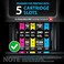Smart Ink Compatible Ink Cartridge Replacement for Canon PGI-280XXL CLI-281XXL PGI 280 CLI 281 (PGBKBK/C/M/Y 5 Pack Combofor Pixma TS6120 TS6220 TS8120 TR7520 TR8520 TS9120 TS8220 TS9520 TS9521C