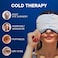 TICLO's Cooling Eye MaskGel Eye Mask For Migraines, Dry Eyes, Puffiness, Dark CirclesReusable Cold Eye MaskEye Ice Pack After SurgeryBead Ice Face Cold Therapy Compress SinusHeadachesSleep Mask