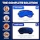 TICLO's Cooling Eye MaskGel Eye Mask For Migraines, Dry Eyes, Puffiness, Dark CirclesReusable Cold Eye MaskEye Ice Pack After SurgeryBead Ice Face Cold Therapy Compress SinusHeadachesSleep Mask