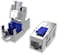 LINKUP - Cat8 Ethernet Cable Connector (12-PackRJ45 Metal Keystone JackDie-Cast Field Termination Tool Freefor 2000Mhz 40G S/FTP Shielded LAN Screened Solid 2Ghz Bulk Cable 22AWG-24AWG