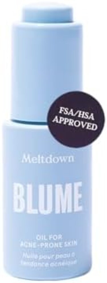 TOPNaturePlus Blume Meltdown Blemish Treatment, Organic Essential Oil Face Serum with Black Cumin Seed, Rosehip, and Lavender, 0.5oz