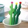 Aimyoo Pack of 30 Cactus Shaped Ballpoint Black 0.5mm Gel Ink Rollerball Pen for School Home Office