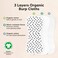 KeaBabies 5-Pack Organic Burp Cloths for Baby Boys and Girls - Ultra Absorbent Burping Cloth, Burp Clothes, Newborn Towel - Milk Spit Up Rags - Burpy Cloth Bib for Unisex, Boy, Girl - Burp Cloths (Gra