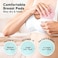KeaBabies Organic Bamboo Nursing Breast Pads - 14 Washable PadsWash Bag - Breastfeeding Nipple Pad for Maternity - Reusable Nipplecovers for Breast Feeding - Breastfeeding Supplies (Pastel Touch