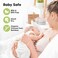 KeaBabies Organic Bamboo Nursing Breast Pads - 14 Washable PadsWash Bag - Breastfeeding Nipple Pad for Maternity - Reusable Nipplecovers for Breast Feeding - Breastfeeding Supplies (Pastel Touch