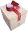 TamperSeals Group 1 Roll 100% Total Transfer Tamper Evident Security Void Tape (Red 2" x 55yds x 2mil- TamperSeals