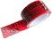 TamperSeals Group 1 Roll 100% Total Transfer Tamper Evident Security Void Tape (Red 2" x 55yds x 2mil- TamperSeals