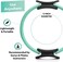 URBNFit Pilates Ring - 12'' Magic Circle w/Dual Grip, Foam Pads for Inner Thigh Workout, Toning, FitnessPelvic Floor Exercise - Yoga Rings w/Bonus Exercise Guide'